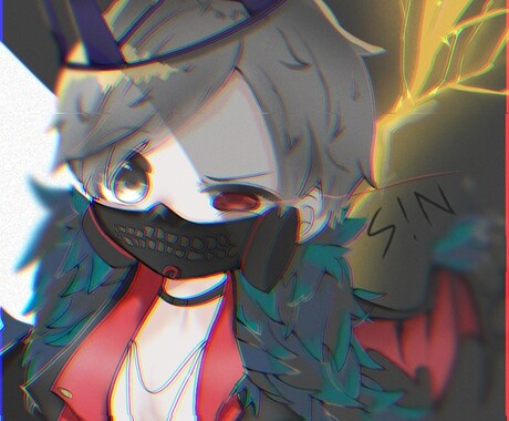 荒野行動やTwitterのアイコン作成をします 世界でたった一つ貴方だけのミニキャラを描きます イメージ1