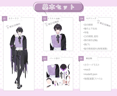 コスパ最強！低価格で憧れのVtuberになれます 高クオリティ！サクッとVtuberデビューしませんか？ イメージ2