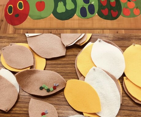 季節の壁面、フェルト工作、折り紙工作を代行します 保育現場で働く私が細かな制作サポートします！ イメージ2