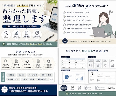 市場リサーチから分析、資料作成・実務まで伴走します レスポンスの速さ◎土日祝日対応可◎ イメージ1