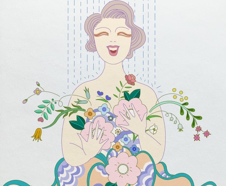 レトロで雰囲気のあるイラスト描きます イメージ1