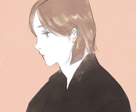 SNSのアイコン描きます 少女漫画風の似顔絵アイコンにしたいあなたへ イメージ1
