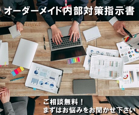 SEO対策の内部対策指示書をオーダーメイドします あなたのサイトの弱点見つけて一気に修正！ イメージ1