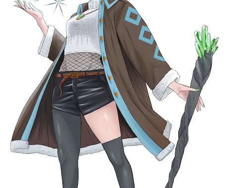 人物イラスト立ち絵を一体描きます なるべく要望に応えてキャラクターを描きます！ イメージ1