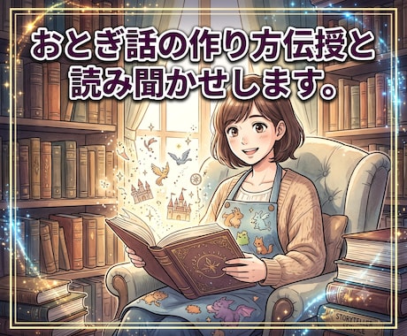 おとぎ話の作り方伝授と読み聞かせします イメージ1