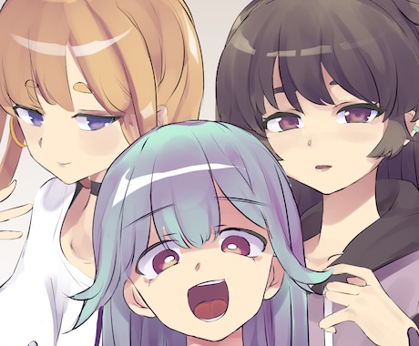 5名限定★通常等身バストアップイラスト描きます イメージ1