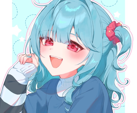アイコンなどの可愛く見栄えのするイラストを描きます パッと目を引くような可愛いイラストを描きます！ イメージ1