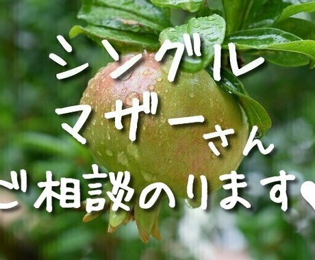 気を張るシングルマザーさんを応援!悩みお聞きします 子どもの勉強、悩める心の内の相談事 イメージ1