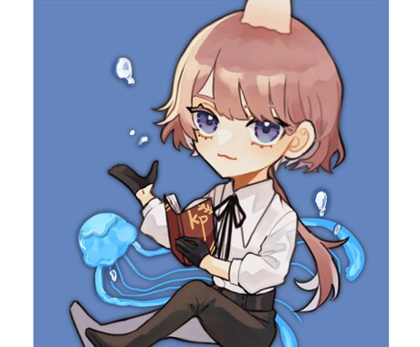 商用利用可！厚塗り風のSDイラストお描きします TRPGや配信、グッズなどに！ イメージ2