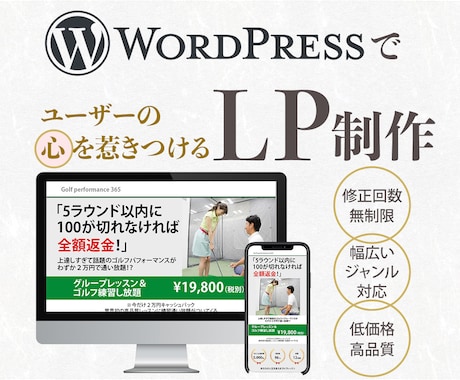 低価格でユーザーの心を惹きつけるLP制作します 低価格・高品質/幅広いジャンル対応で心を動かすLP イメージ1