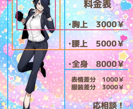 TRPG向け！魅力的なキャラクターを描きます TRPGや動画、配信等に使えるイラストを製作いたします。 イメージ2