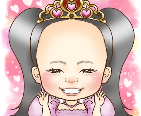 プレゼントに喜んでもらえる可愛い似顔絵お描きします ほんわか優しい絵柄！サプライズプレゼントやSNSアイコンに♪ イメージ2