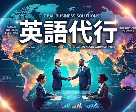 英語の代行します 英語の代行お任せください。案件によってはスペイン語も対応可 イメージ1