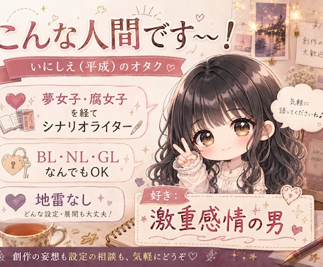 創作の妄想や設定を電話で楽しくお聞きします 創作仲間のように、妄想や設定を語れる電話です イメージ2