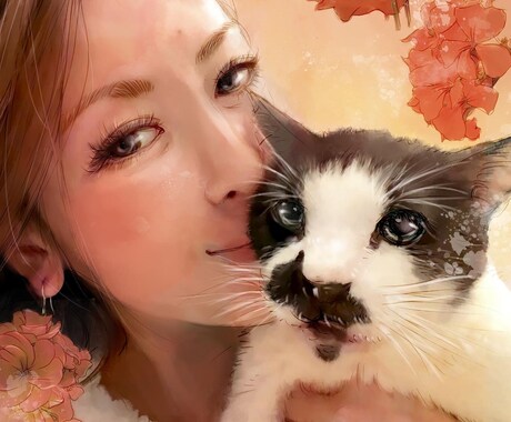 ギフトや記念日用の似顔絵描きます 人や動物の似顔絵を制作します。ギフトセットもあり。 イメージ1