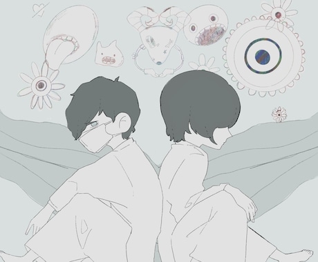 イラスト依頼受付けます あなたの頭の中のイラストを出力します イメージ1