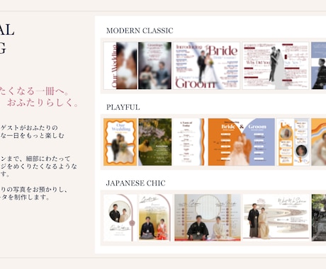 読み応え満点！結婚式プロフィールブックを制作します イメージ1