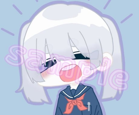 ゆるいミニキャラアイコン描きます ※サンプルとして使わせてくださる方用です!! イメージ1