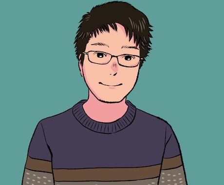 おしゃれアニメ調アイコン描きます おしゃれアニメ調のアイコン描きます イメージ1