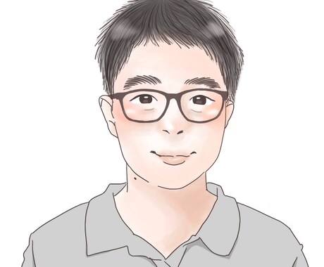 シンプルな似顔絵を描きます あなたの特徴をしっかりキャッチ！ イメージ1