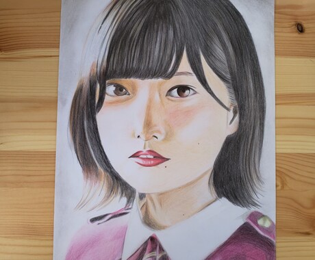 リアルな似顔絵描きます 色鉛筆や鉛筆でリアルなら似顔絵描きます！ イメージ2