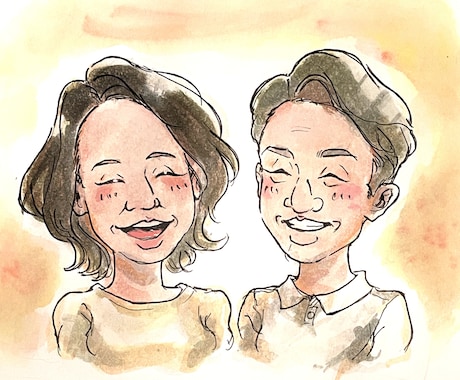 ご要望に合わせ、デフォルメの可愛い似顔絵を描きます 『理想』を形に。ポーズから小物まで柔軟に叶えます！ イメージ2