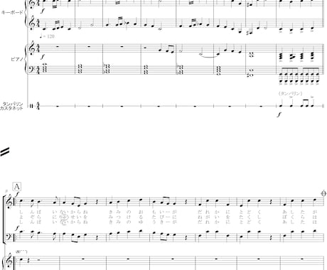 あなたのための編曲・楽譜制作をします あなただけのためのアレンジで演奏してみませんか？ イメージ2