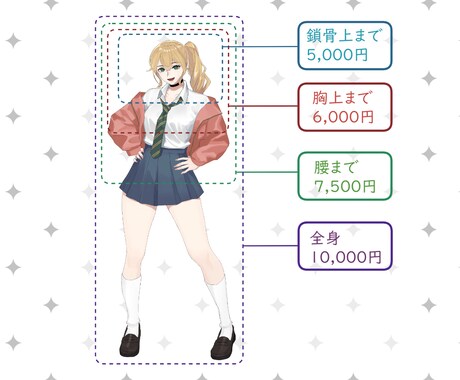 アイコンやイラストをお描きします アイコン・立ち絵・SNS・グッズ用などのご依頼を承ります。 イメージ2