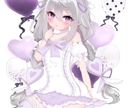可愛い女の子のイラスト描きます 歌ってみた/動画サムネイル/立ち絵/グッズ/宣伝用イラスト等 イメージ2