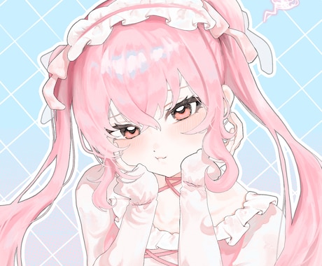 かわいい女の子描きます アイコンや立ち絵、様々な用途のイラストをお描きします！ イメージ1