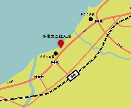 広告・サイト掲載用地図作成します 実務経験多数！わかりやすい地図を作成します。 イメージ2