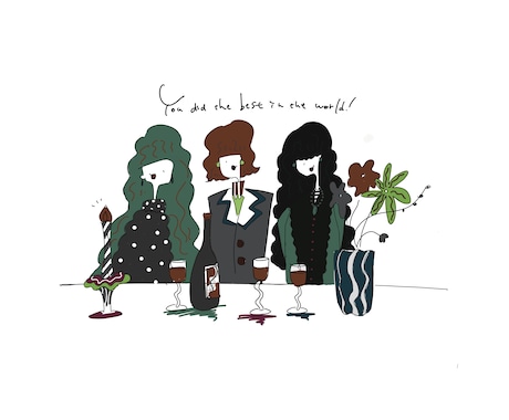 個人利用 : 個性的でかわいいイラスト描きます 現役空間デザイナーが色彩感覚を生かしたイラストを届けます！ イメージ2