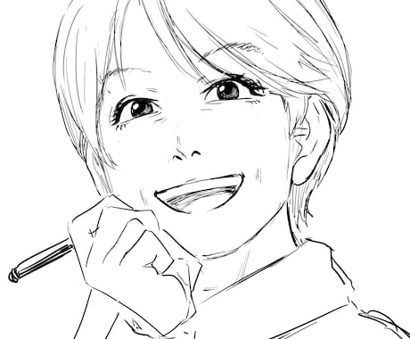 漫画に入ったような、白黒似顔絵お描きします！ます 普通の似顔絵とはちょっと違う、命を吹き込んだ似顔絵です！ イメージ2