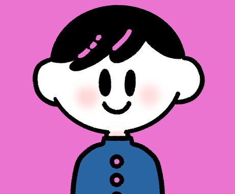 太線・デフォルメのSNSアイコンを描きます ふんわり系とはまた違ったテイスト！ イメージ2