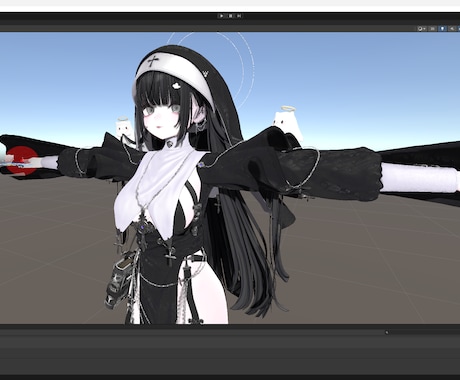 VRC衣装着せ替えの改変を代行します 髪型衣装アクセサリーなどの簡易的な改変(追加料金なし) イメージ2
