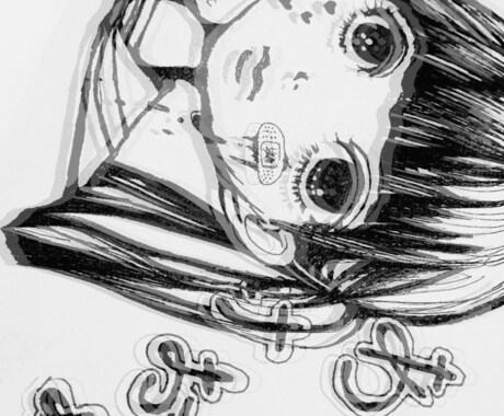 あなたの好きなモチーフでイラストを描きます 病みかわいいをテーマにしています。 イメージ2