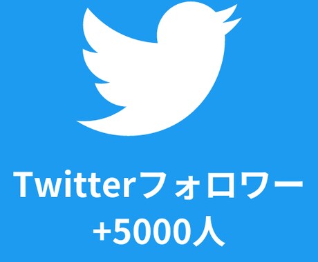 Twitterのフォロワー5000人増やします 5000人以上も対応可能！アカウントの振り分けも可能です。 イメージ1