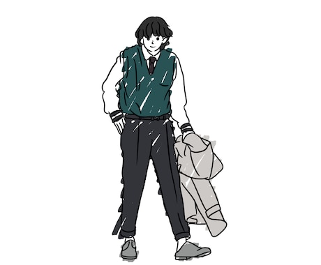 ゆるくオシャレなイラストを描きます 待ち受けやアイコン様々な所で使えるイラストを描きます。 イメージ2