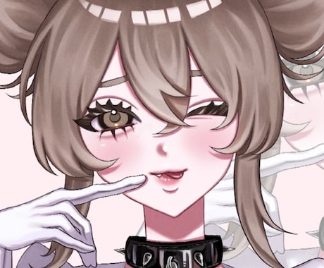 可愛めイラストでアイコンから立ち絵まで色々描きます イメージ1