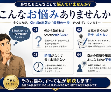 Kindle電子書籍を出版までサポートします 出版120冊超の経験×AIであなたの一冊を形にします イメージ2