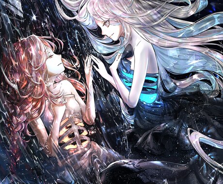 宝石みたいなキラキラなキャラクタ描きます お気軽にご相談を！お望みのキャラクタをあなたの手に！ イメージ2