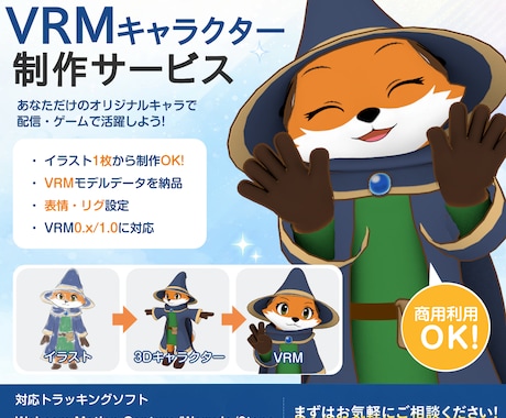 イラストから3Dキャラクターをお作りします イメージ1