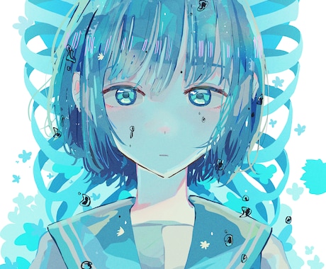 鮮やかで目を引くイラストを描きます MVサムネイルやMVイラストにいかがでしょうか！ イメージ1