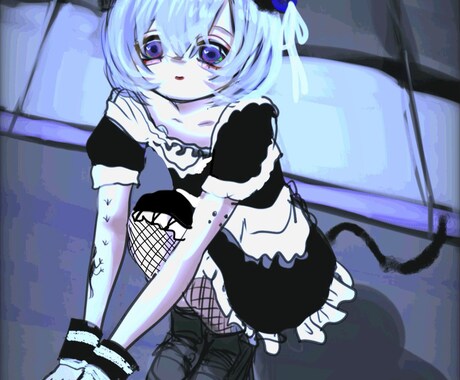 あなただけのイラストをお届けいたします どこか影のある雰囲気がお好きな方に特にオススメです イメージ2