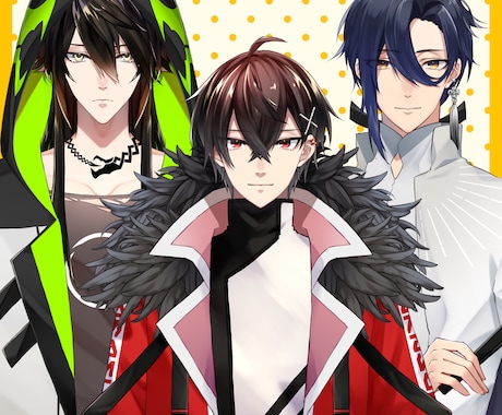 立ち絵/Vtuberイラスト作成を行います 高画質かつ顔の良い立ち絵/Vtuberイラスト作成します！ イメージ2