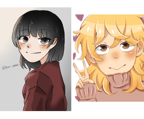 安くてパッと目の引くイラストお作り致します 安い値段で、こだわりのイラストが欲しい方向けです！ イメージ1