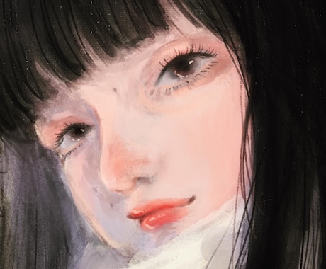 写真を元に似顔絵イラストを作成します SNSやLINEのアイコン等にオススメです イメージ2