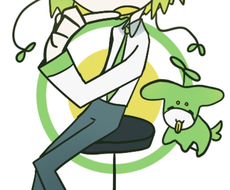 デフォルメイラスト制作します 立ち絵、グッズ、アイコン、MVなどに イメージ2