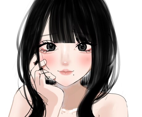 大人っぽ可愛いイラストかきます リアル寄りの可愛いイラスト描きます イメージ2