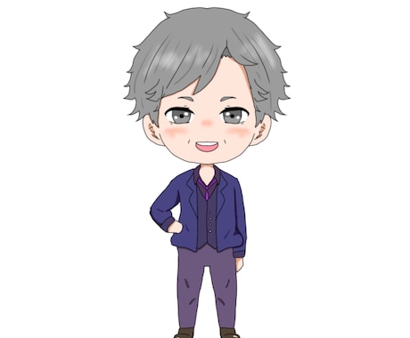 立ち絵やヘッダー、アイコン描きます 立ち絵、アイコン、ヘッダー、名前ロゴミニキャラなどのイラスト イメージ1